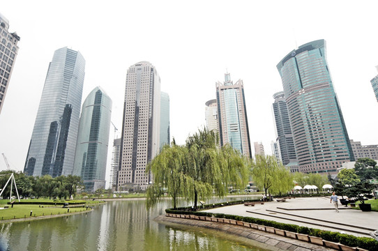 上海浦东现代建筑