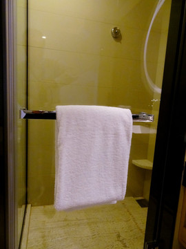酒店客房 卫生间 毛巾架