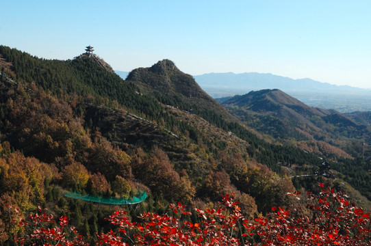 北京怀柔红螺寺秋色