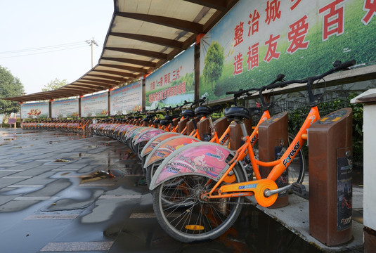 郫县农科村公共自行车