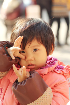 小孩学照相