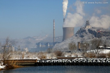 永定河森林公园雪景