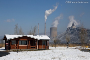 永定河森林公园雪景