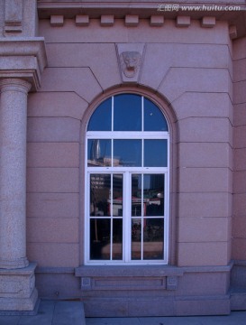窗户 拱形窗户 墙壁 欧式建筑