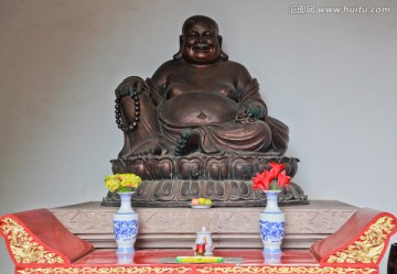 天台山雷音寺 弥勒佛像