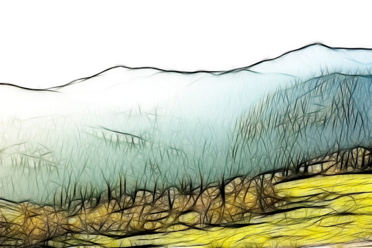 风景装饰画  无框画