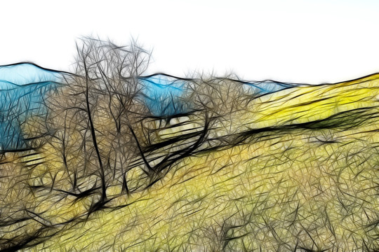 风景装饰画   无框画