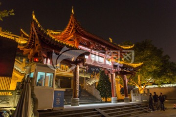 成都锦江安顺廊桥牌坊夜景