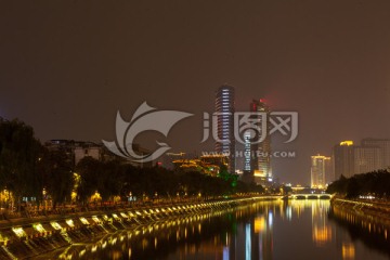 成都锦江夜景