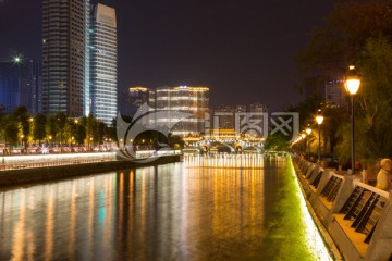 成都锦江夜景