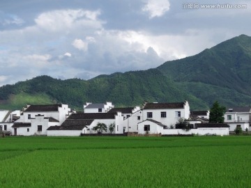 风景徽派乡村田园JPG高清