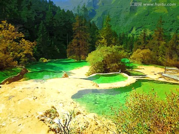 九寨沟风景