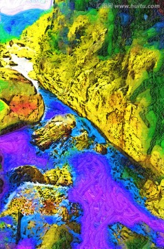 白水寨装饰画