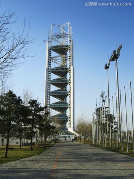 北京鸟巢玲珑塔