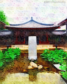 金丝峡建筑