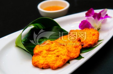 香叶鱼饼
