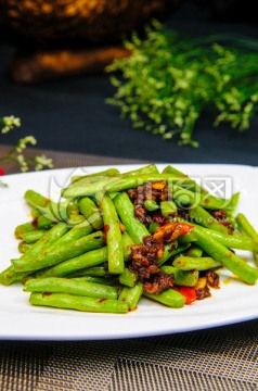 三巴酱肉末四季豆