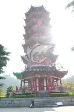 木龙湖古塔