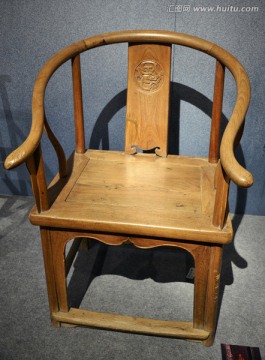 榉木螭龙纹圈椅 古代家具
