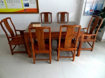 红木家具 红木餐桌