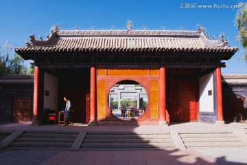 张掖大佛寺 山门