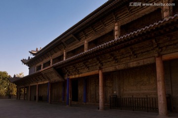 张掖大佛寺 走廊