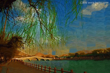 水彩装饰画