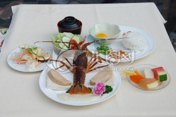 龙虾鹅肝套餐