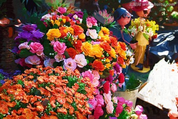 插花