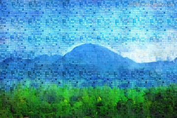 水彩装饰画