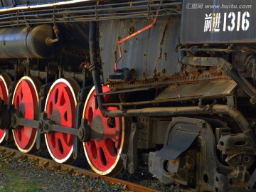 古老 机车 火车头 蒸汽机