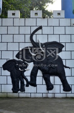 浮雕大象