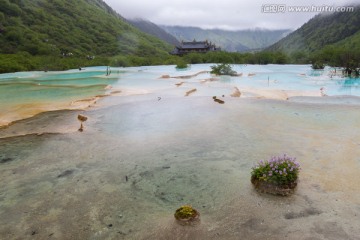 四川黄龙国家地质公园风光