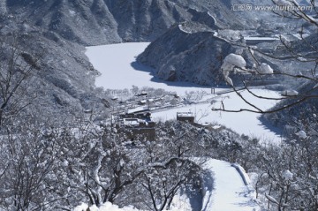 长城雪景