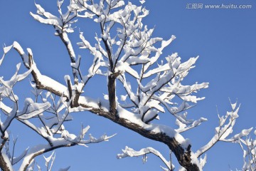 水长城雪景