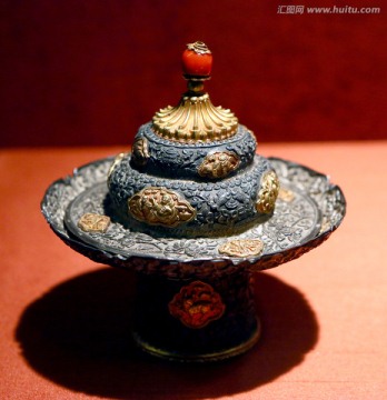 西藏女式银茶具