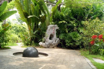 深圳园博园的雕塑景观