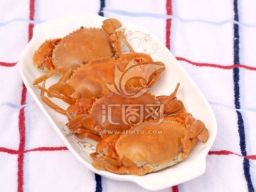 一盘螃蟹