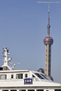 上海 城市 外滩建筑 东方明珠