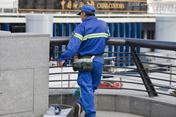 清洁工 保洁员 环卫工人 上海