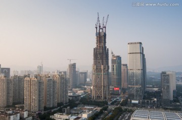 深圳平安金融中心大厦 都市风光