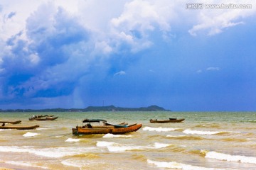 海洋风光 防城港 金滩