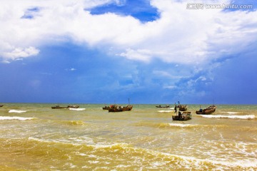 海洋风光 防城港 金滩