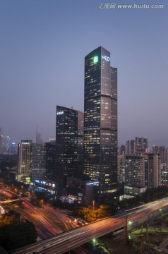 深圳NEO大厦 都市风光 夜景