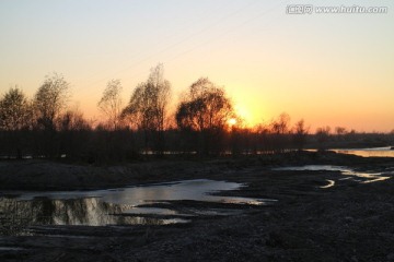 夕阳远去