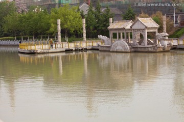 清江浦 河堤 水面 御码头