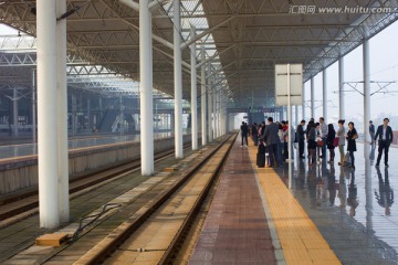 浙江 温州火车站 站台 月台