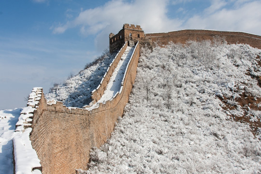 长城冬雪 树挂 雾凇