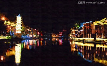 江景夜色