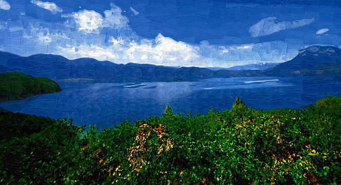 湖泊风景
